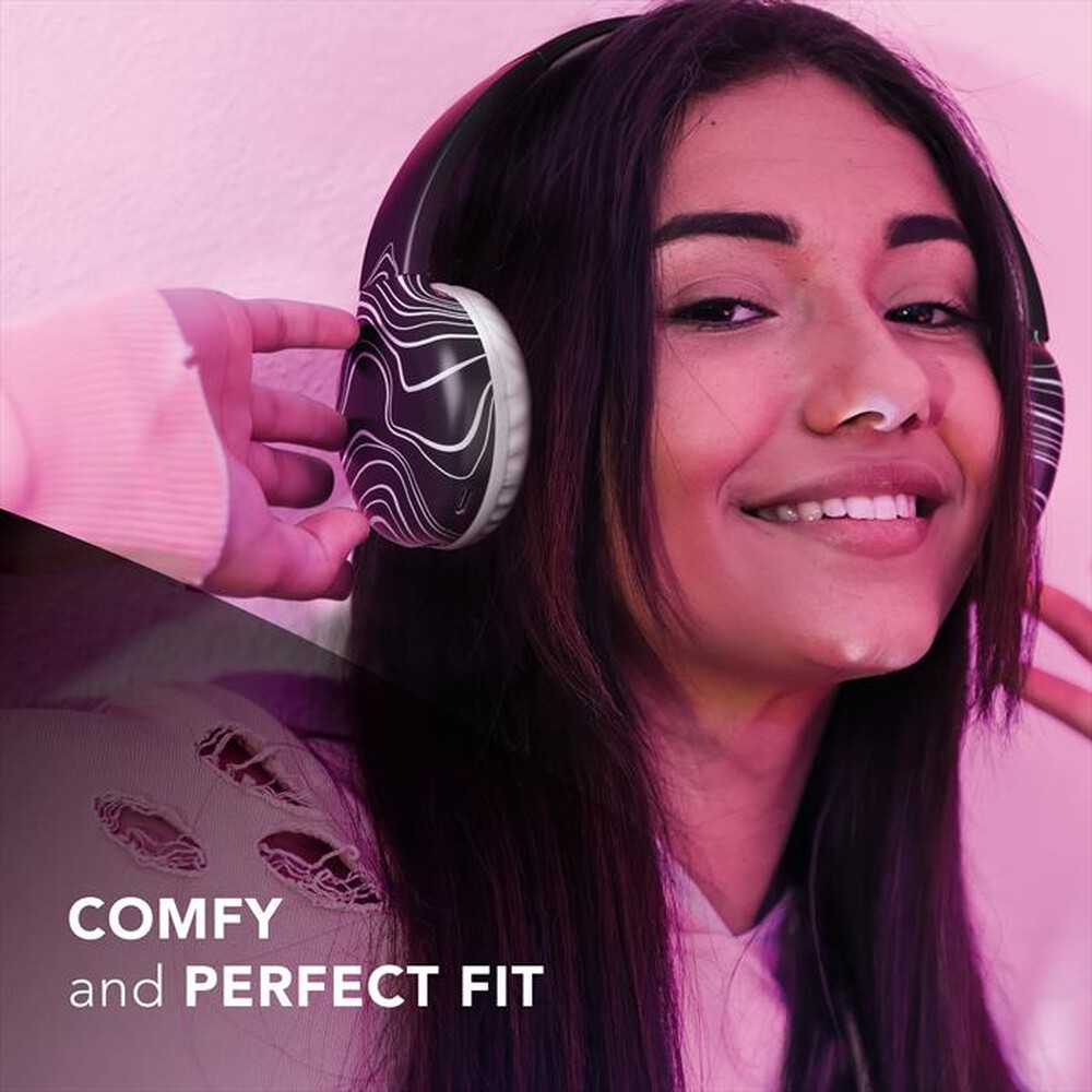 Immagine del prodotto CELLULARLINE - Cuffia wireless on-ear BTMUSICSOUNDFAN241-Nero