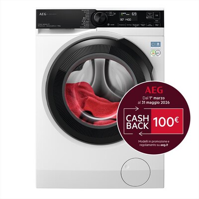 AEG - Lavatrice XLR7FBGH10V4 10KG Classe A 1400g/m-Bianco