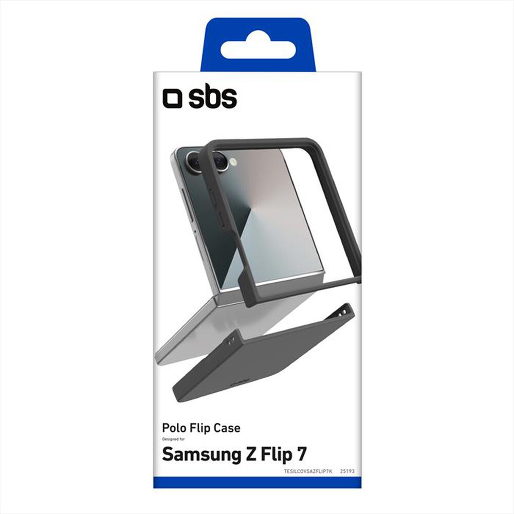 Immagine del prodotto SBS - Cover in silicone per Samsung Z Flip 7-Nero