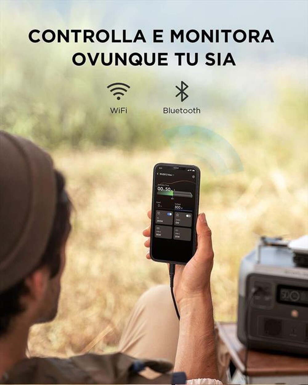 Immagine del prodotto ECOFLOW - RIVER 2 MAX POWER STATION PORTATILE-nero