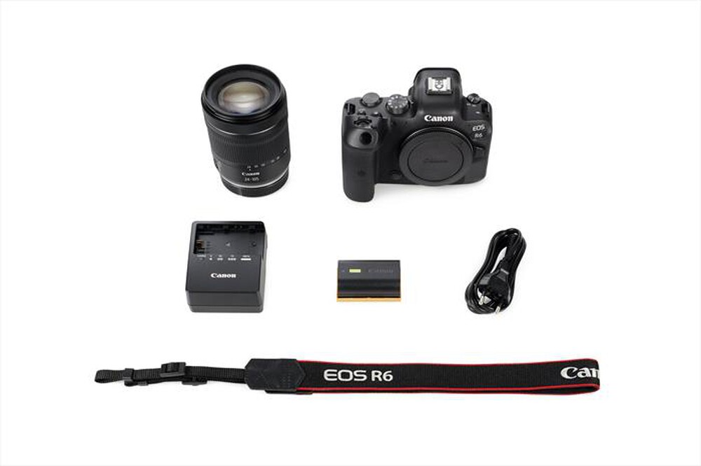 "CANON - EOS R6 BODY + RF 24-105MM F4-7.1 IS STM-Black"