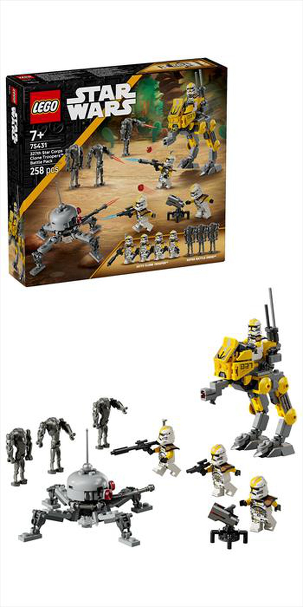 Immagine del prodotto LEGO - STAR WARS 327 Star Corps di Clone Troopers 75431