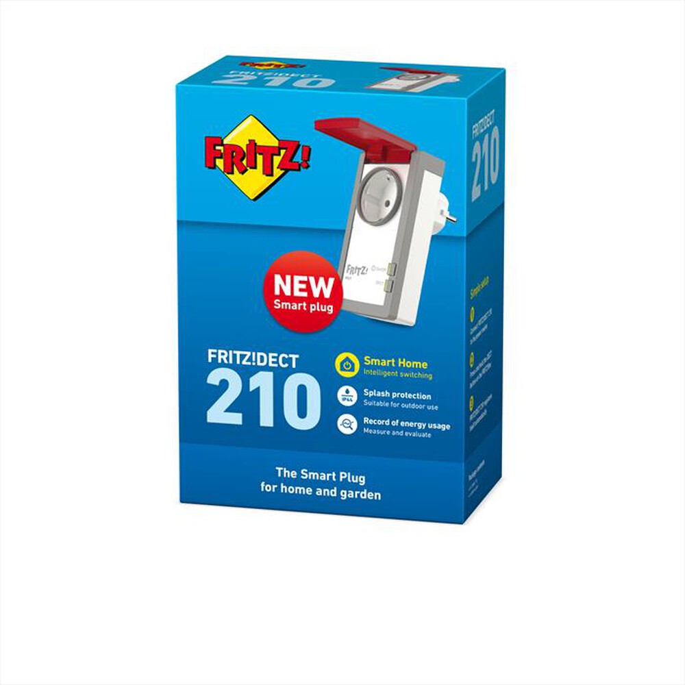 "FRITZ! - FRITZ!DECT 210 INTERNATIONAL-Bianco/Rosso"