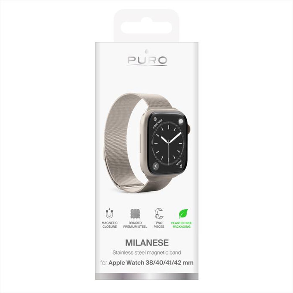 Immagine del prodotto PURO - Cinturino MILANESE PUMILAW40CHMP Apple Watch-Champagne