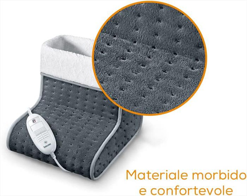 "BEURER - Scaldapiedi FW 20-Grigio, Bianco"