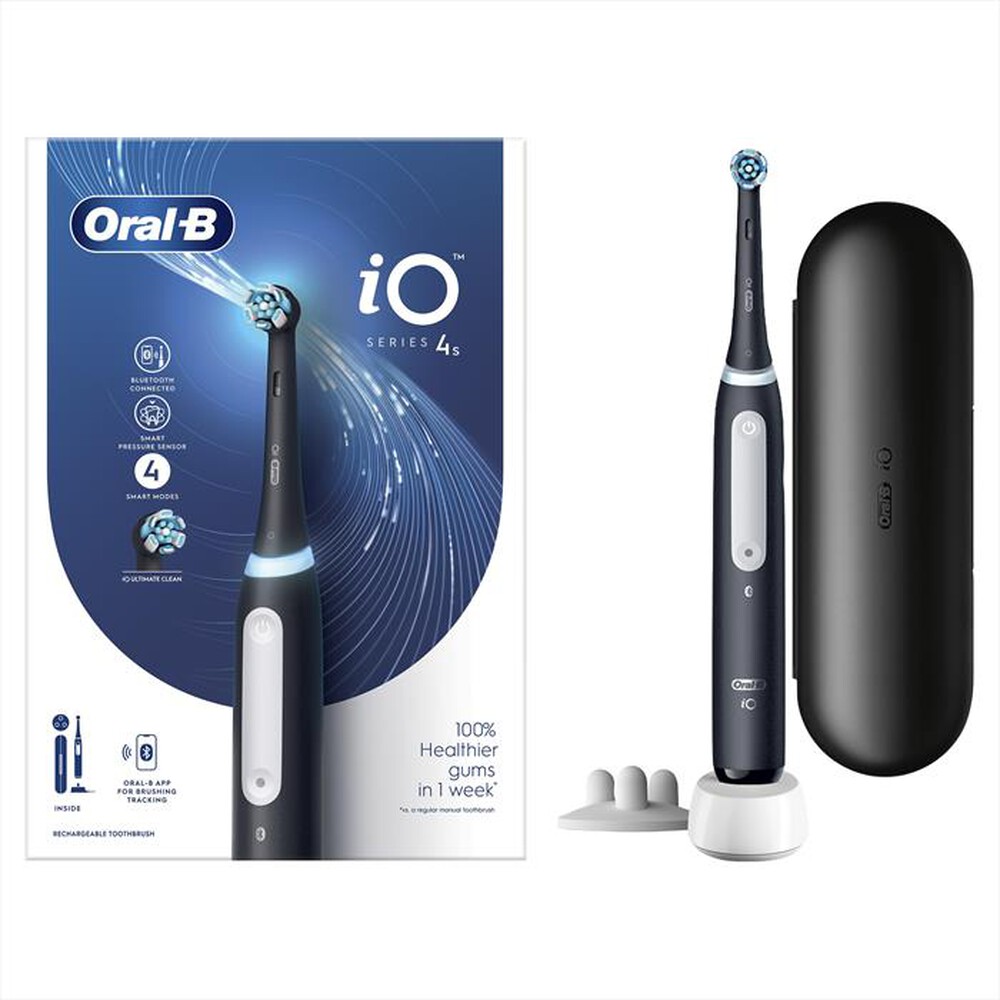 "ORAL-B - Spazzolino Elettrico Ricaricabile IO 4S-Nero"