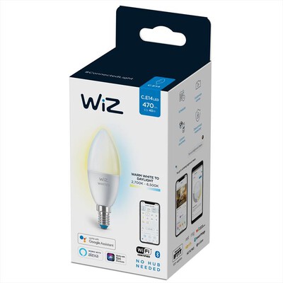 PHILIPS - WIZ TW CANDELA SMERIGLIATA 40W E14-White