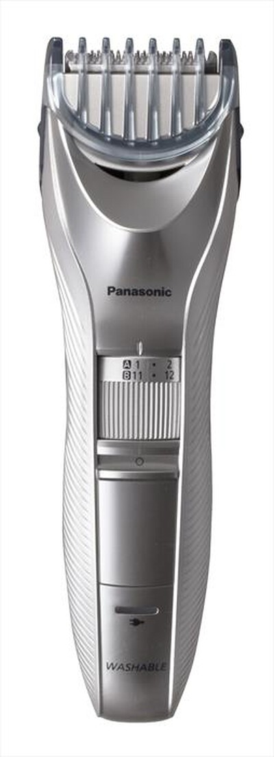 PANASONIC - Tagliacapelli con 2 pettini ER-GC71-SILVER
