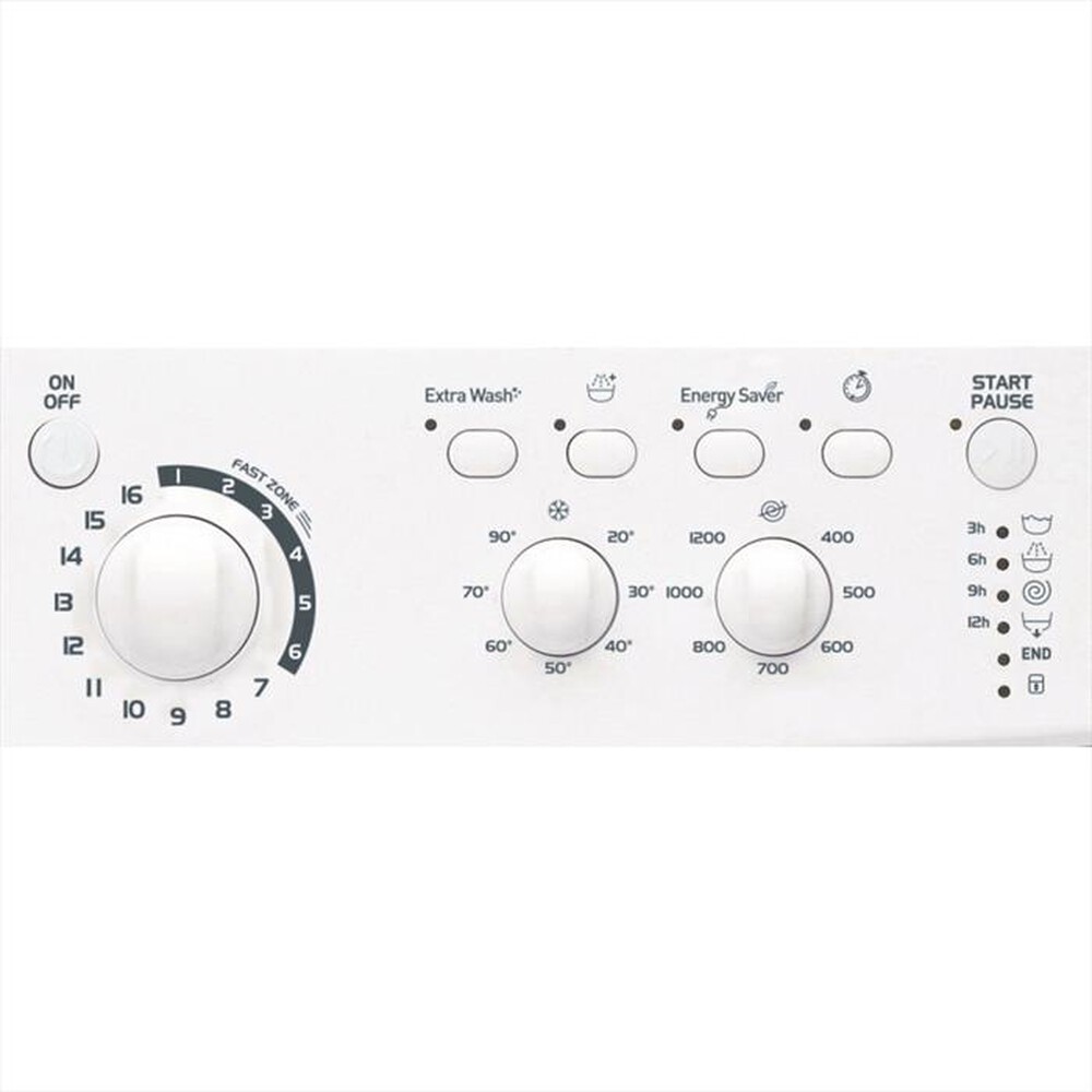 Immagine del prodotto INDESIT - Lavatrice slim EWSC 61251 W EU N 6 Kg Classe F-Bianco