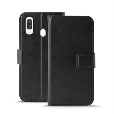 PURO - CUSTODIA ECOPELLE SAMSUNG GALAXY A40 2018-Nero