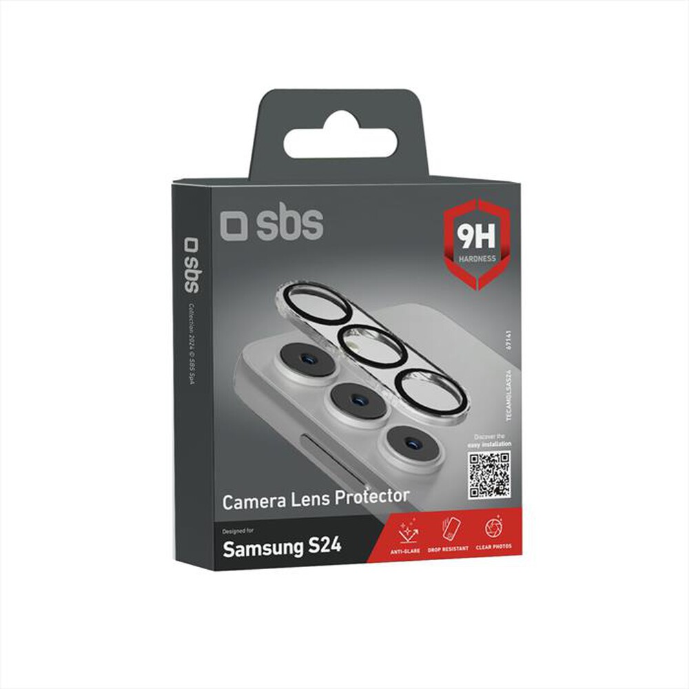 "SBS - Camera glass TECAMGLSAS24 per Samsung S24-Trasparente"