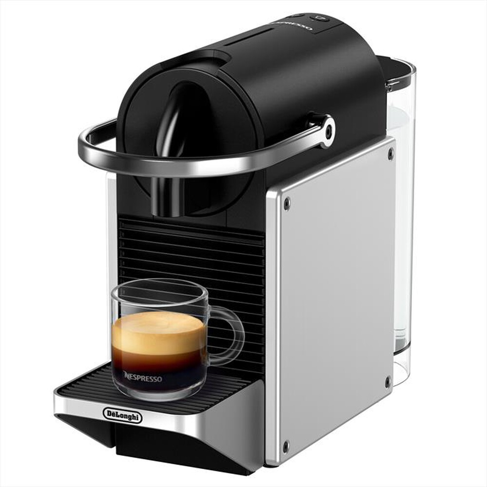 "DE LONGHI - Macchina da caffè Pixie EN127.S capsule Nespresso-silver"