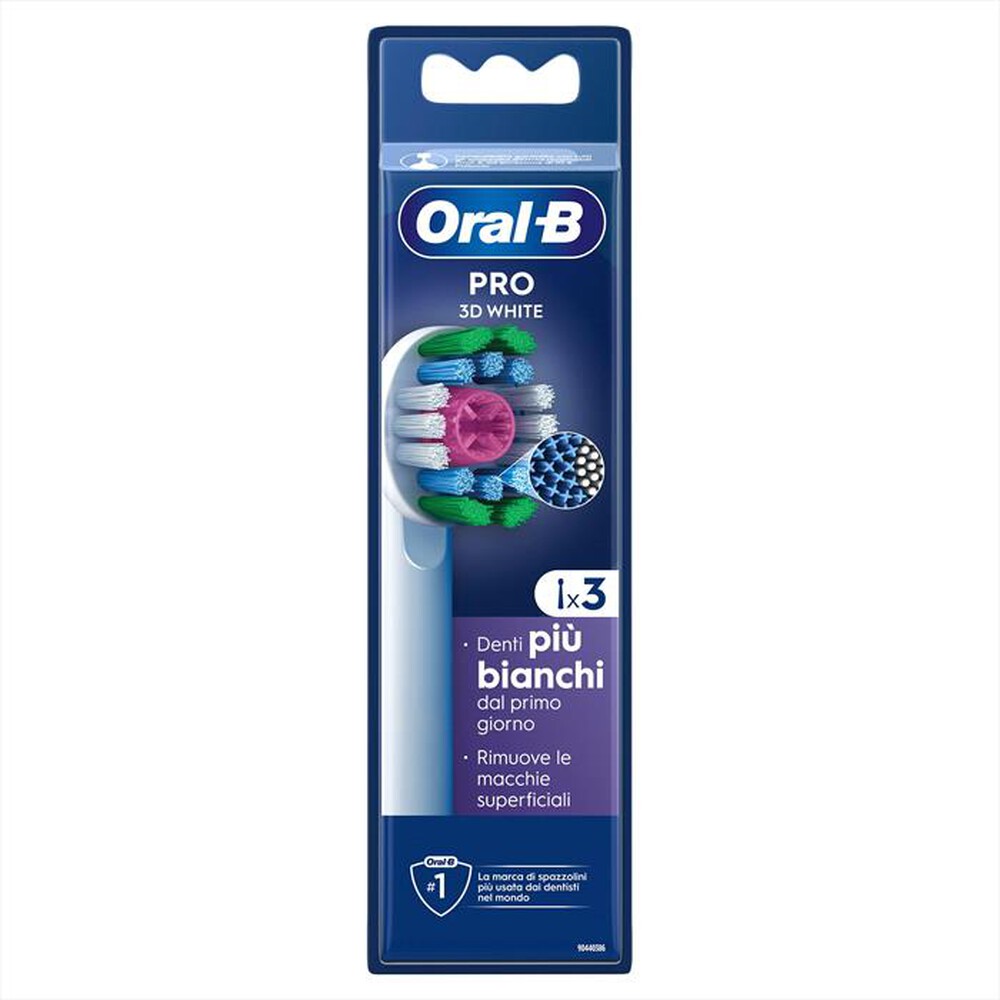 Immagine del prodotto ORAL-B - TESTINE PRO 3D WHITE. 3 TESTINE-BIANCO