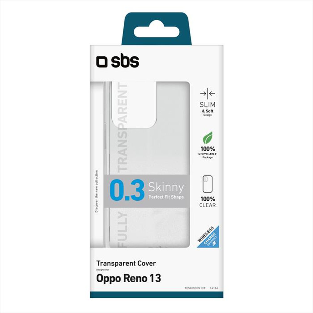 Immagine del prodotto SBS - Cover Skinny Oppo Reno13 TESKINOPR13T-Trasparente