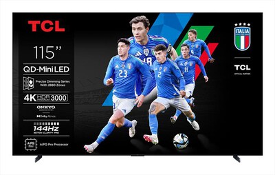 TCL - Smart TV MINI LED UHD 4K 115" 115C7K-Black