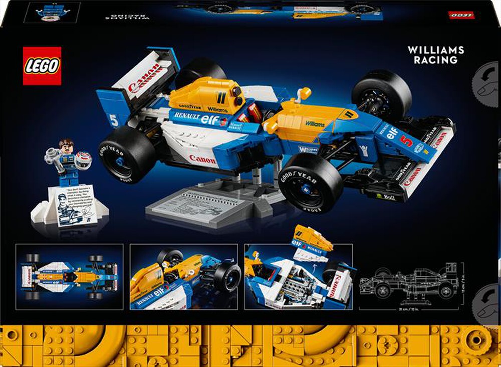 Immagine del prodotto LEGO - ICONS Williams Racing FW14B e Nigel Mansell 10353
