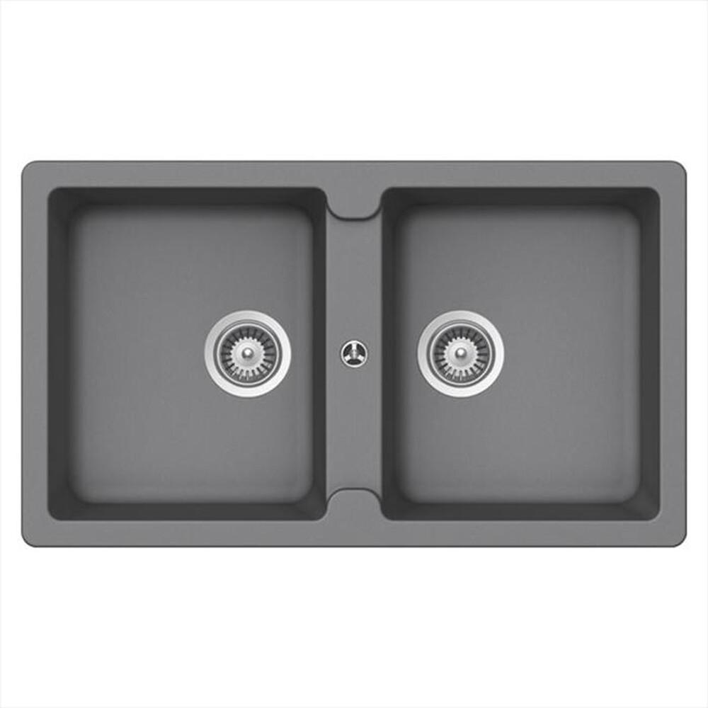 "GLEM GAS - Lavello lneare LS286C 2 vasche-CROMA"