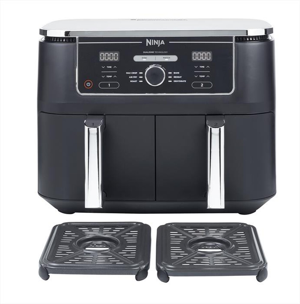 "NINJA - Friggitrice ad aria dual zone max da 9,5 L A-nero"