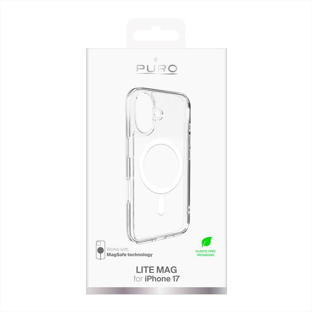 Immagine del prodotto PURO - Cover LITE MAG per iPhone 17 Magsafe-Trasparente