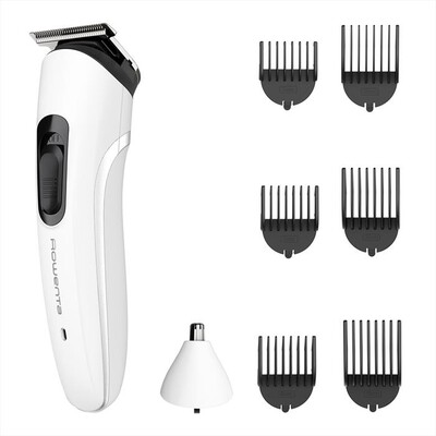 ROWENTA - Regolabarba multifunzione 8-in-1 TN8934E0-Bianco/Nero