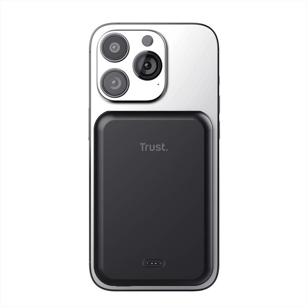"TRUST - Powerbank MAGNO WRLS 5000MAH-Black"