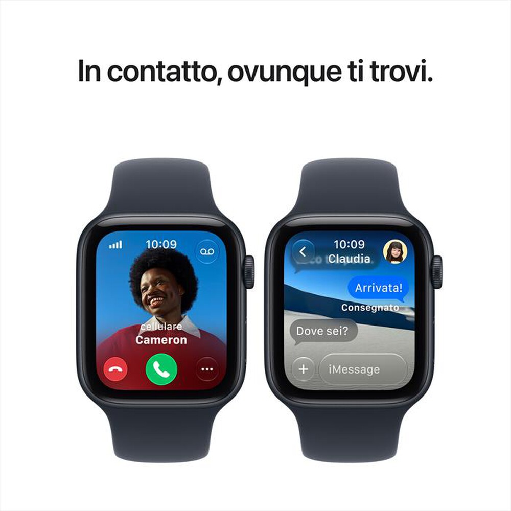 Immagine del prodotto APPLE - Watch SE 3 GPS+Cellular 44mm Alluminio Mezzanotte-Sport Band Blu marino - M/L