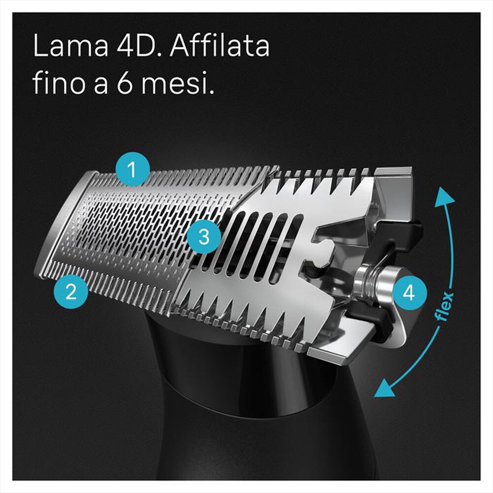 "BRAUN - Regolabarba SERIES X XT5100-NERO/GRIGIO METALLIZZATO"