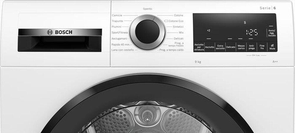 "BOSCH - Asciugatrice WQG24109IT 9 Kg Classe A++-BIANCA"