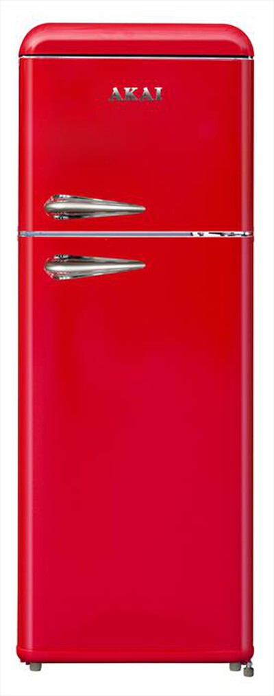 AKAI - Frigorifero 2 porte CLASS240K-RD Classe F 106 lt-Rosso