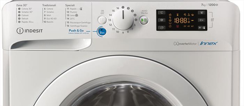 "WHIRLPOOL - Lavatrice BWE 71283X W IT N 7 Kg Classe D"