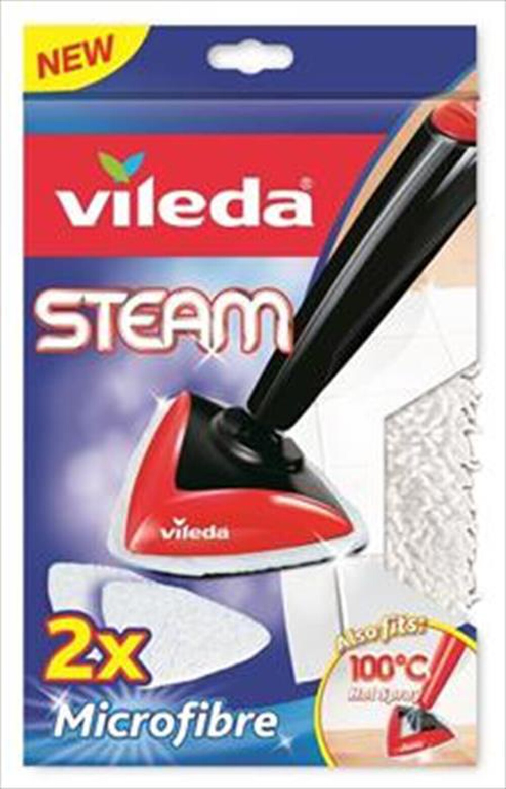 "VILEDA - 100°C Hot Spray Ricambio 2 pz-Bianco"