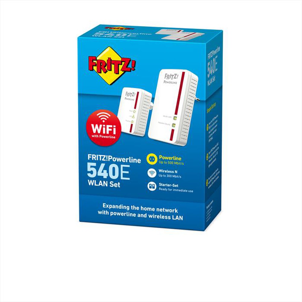 "FRITZ! - FRITZ!POWERLINE 540E SET-Bianco"