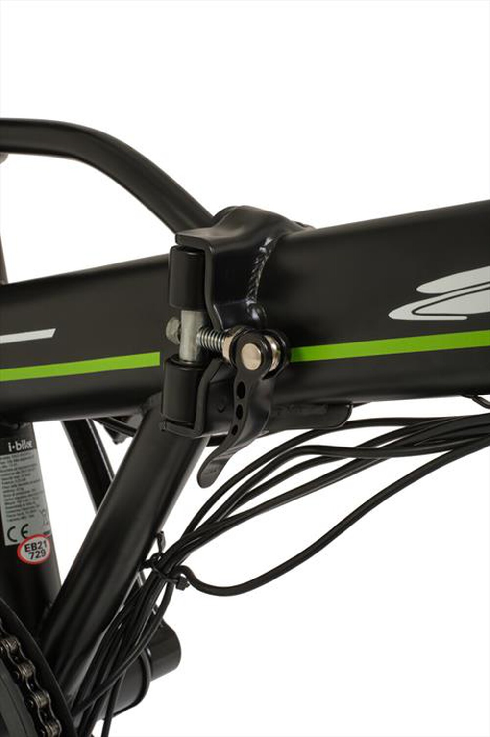 "IBIKE - FOLD GREEN 21 ITA99-NERO / VERDE"