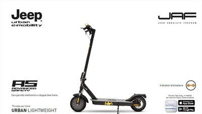 JEEP - Monopattino elettrico JAF ADVANCED SAFETY-Nero/Giallo