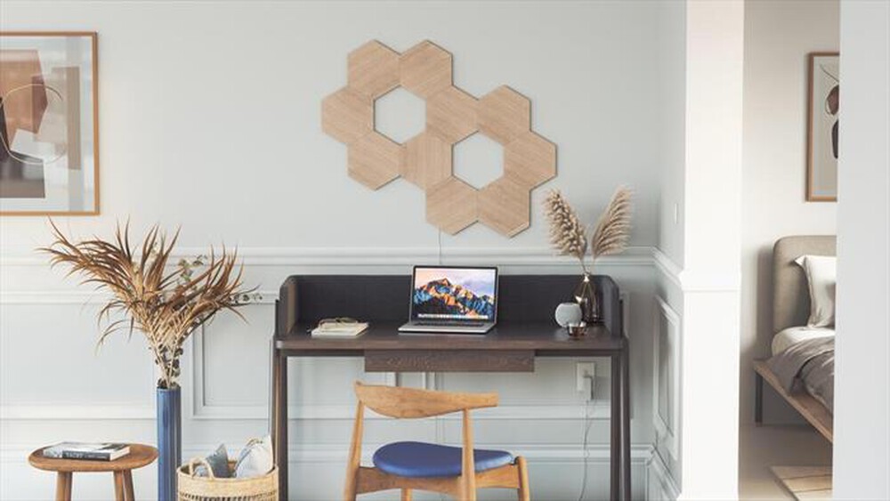 "NANOLEAF - ELEMENT WOOD - 7 ESAGONI LUMINOSI-WOOD"