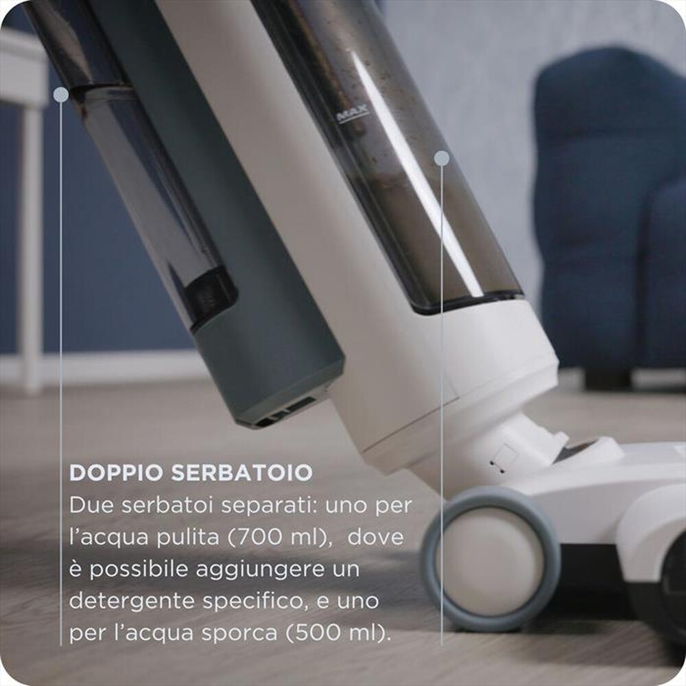 Immagine del prodotto ARIETE - 2483 AQUA FORCE WASH & VACUUM LAVAPAVIMENTI CORDLE-Azzurro