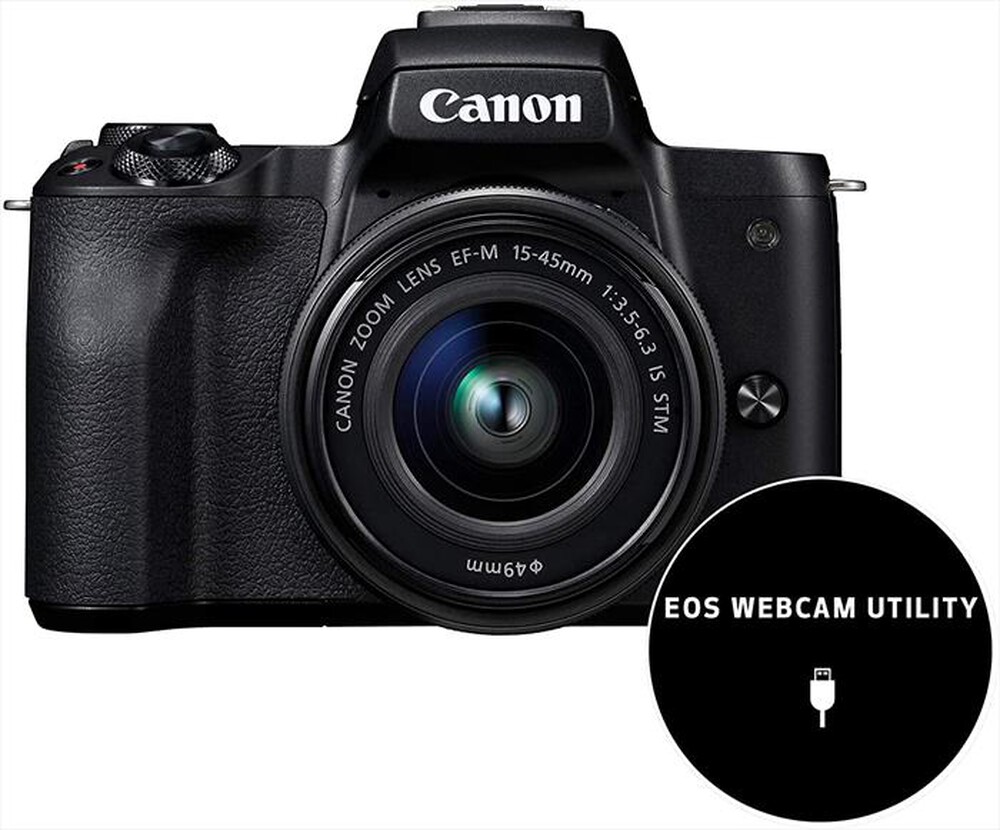 Immagine del prodotto CANON - FOTOCAMERA MIRRORLESS EOS M50 MARK II 15-45MM VUK-Black