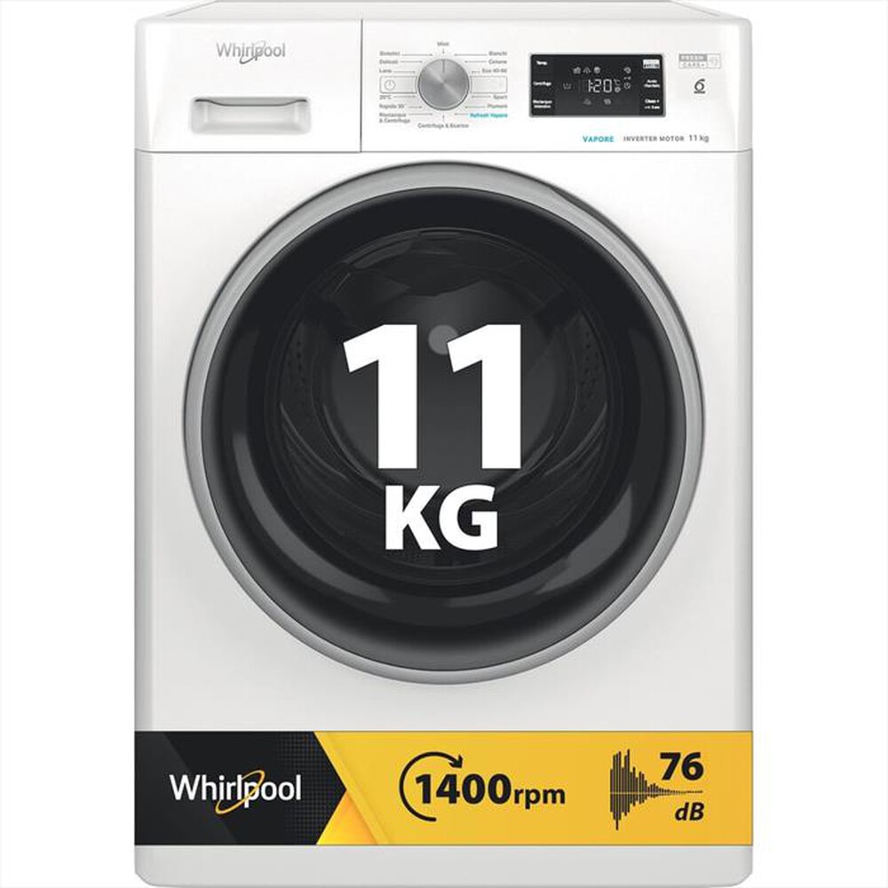 Immagine del prodotto WHIRLPOOL - Lavatrice FFB 1148 BSV IT 11 Kg Classe A