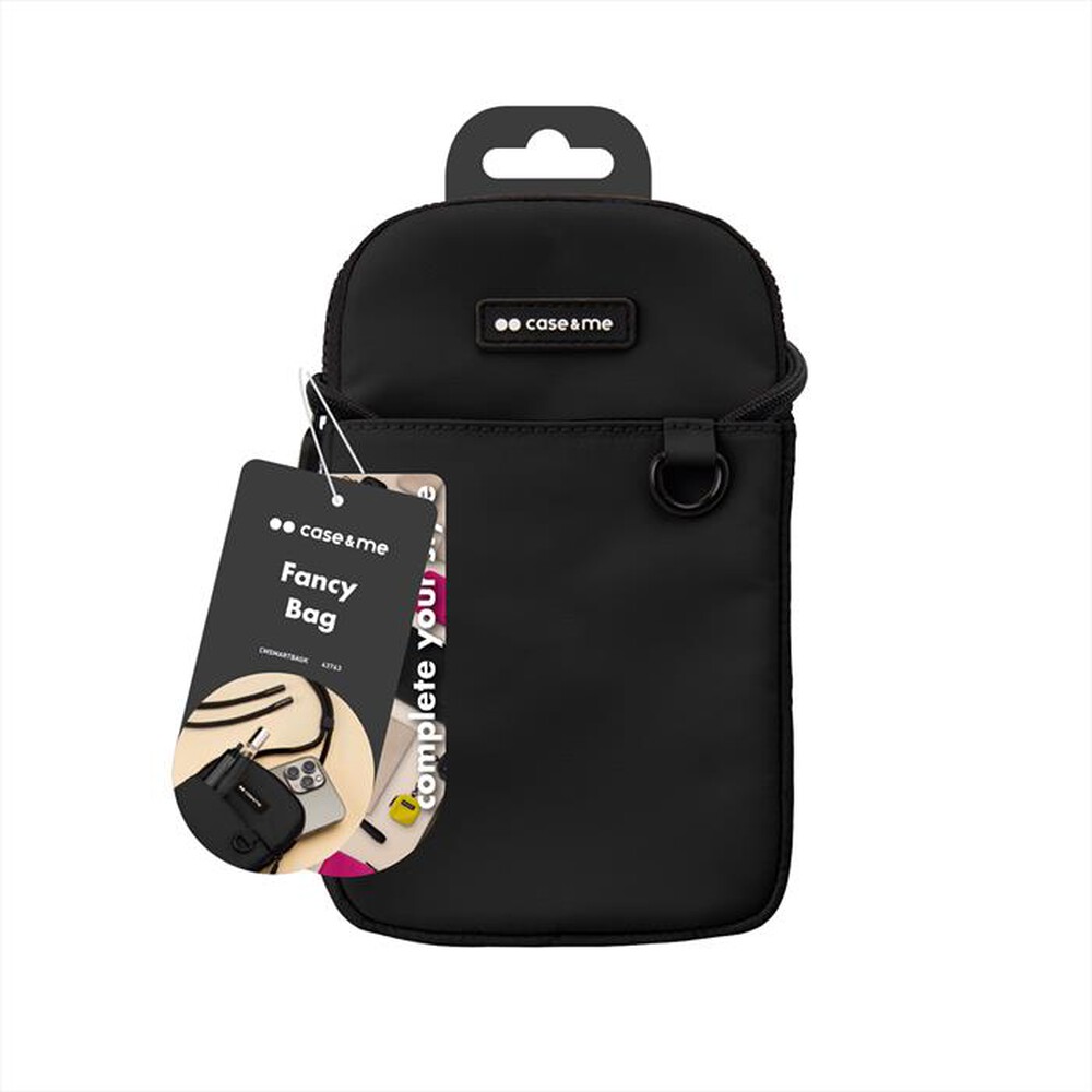 "CASEME - Crossbody bag nylon CMSMARTBAGK-Nero"