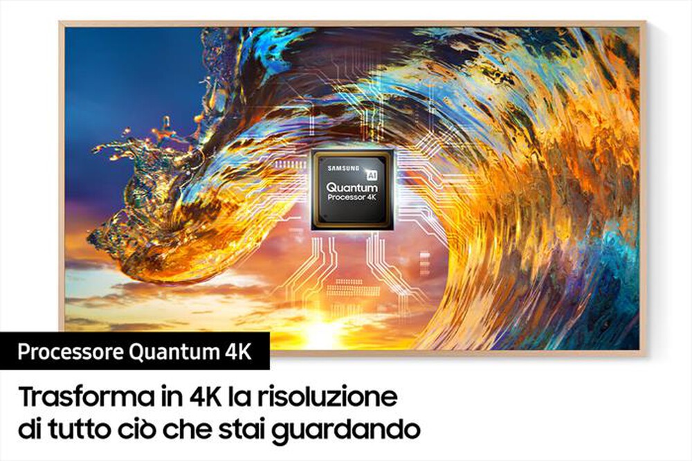 "SAMSUNG - Smart TV The Frame 4K 50” 50LS03A-Black"