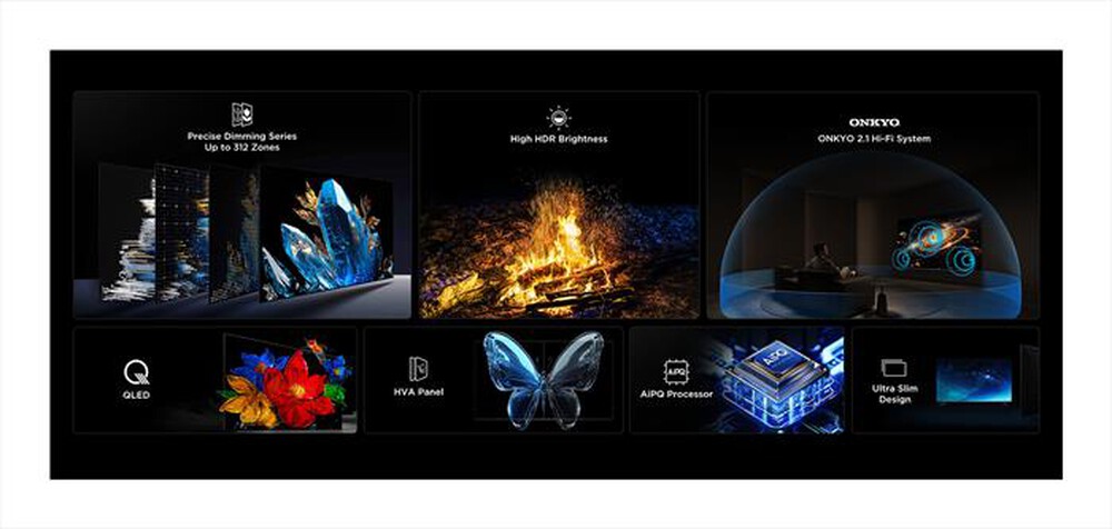 Immagine del prodotto TCL - Smart TV MINI LED UHD 4K 50" 50C69KS-Metallic