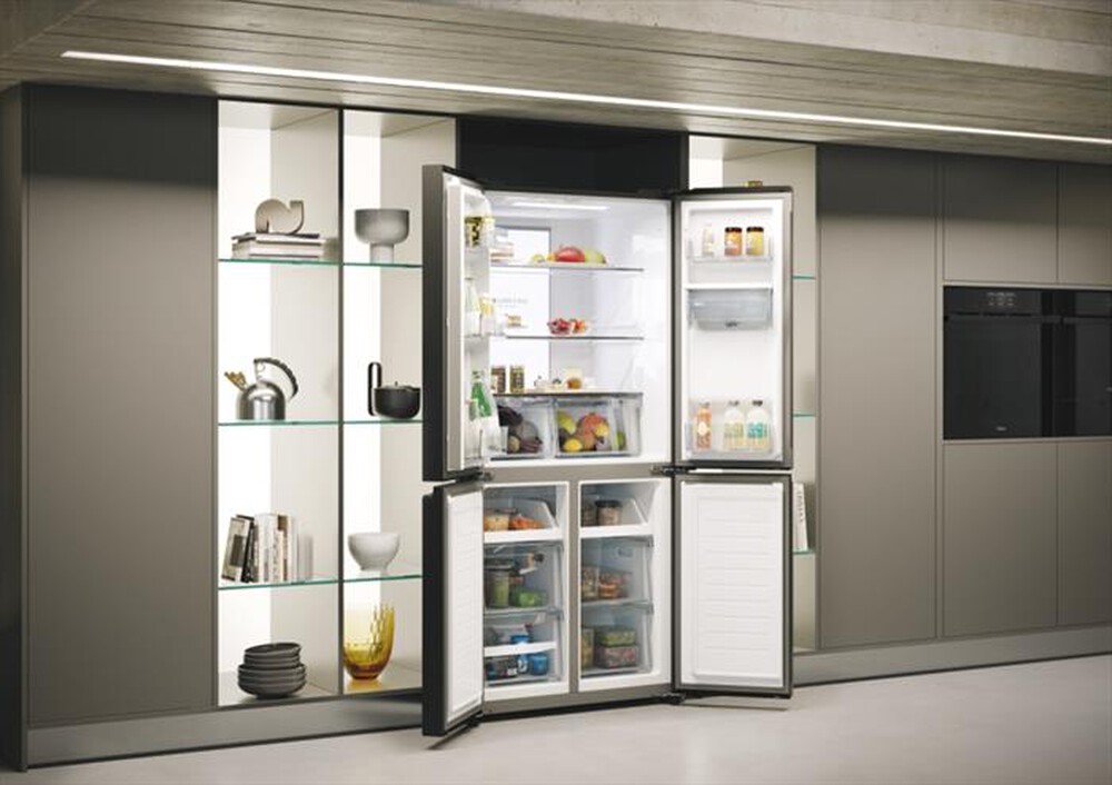 "HAIER - Frigorifero 4 porte HCR7818DWPT Classe D 467 lt-Black"