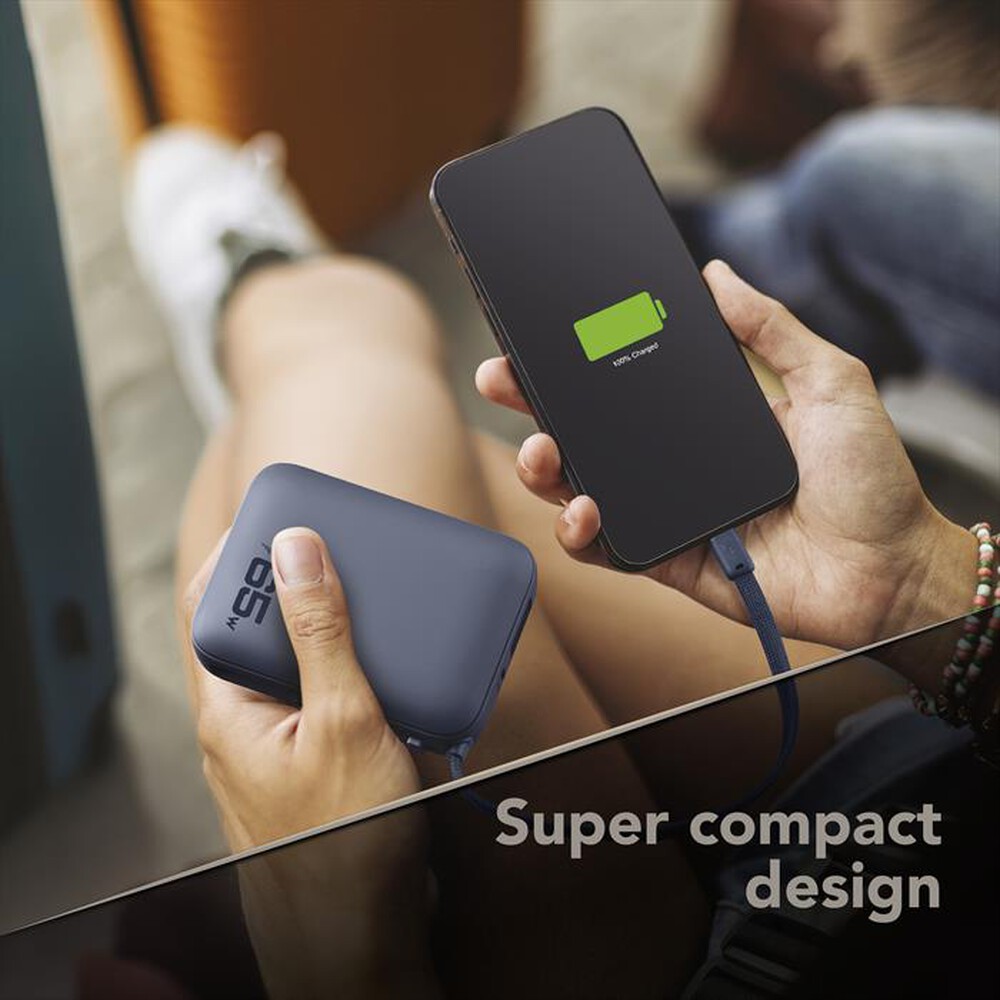 Immagine del prodotto CELLULARLINE - Power bank POCKET 20000 MAH 65W PORTA USB-C-Blu