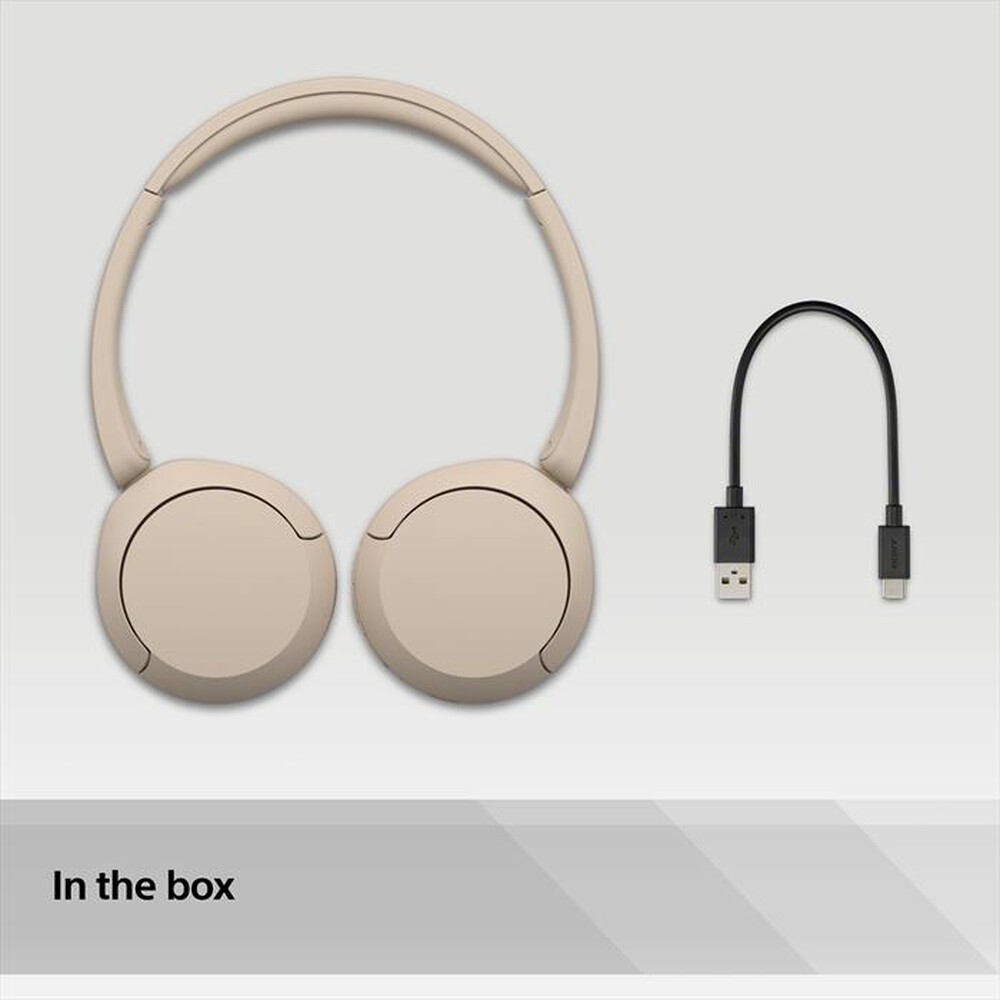 "SONY - Cuffie Bluetooth On ear WHCH520C.CE7-Cappuccino"
