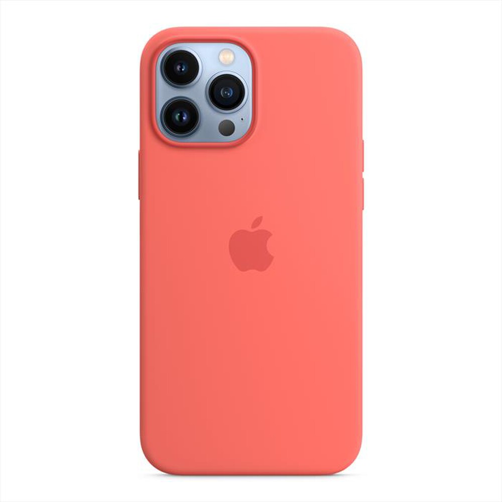 "APPLE - iPhone 13 Pro Max Silicone Case with MagSafe-Pink Pomelo"