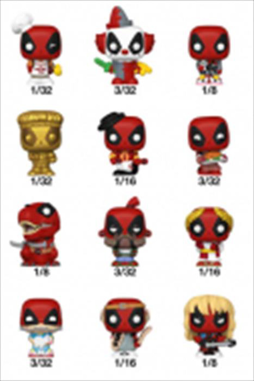 "FUNKO - 84964 FUNKO BITTY POP ASSORTIMENTO Deadpool 1pz"