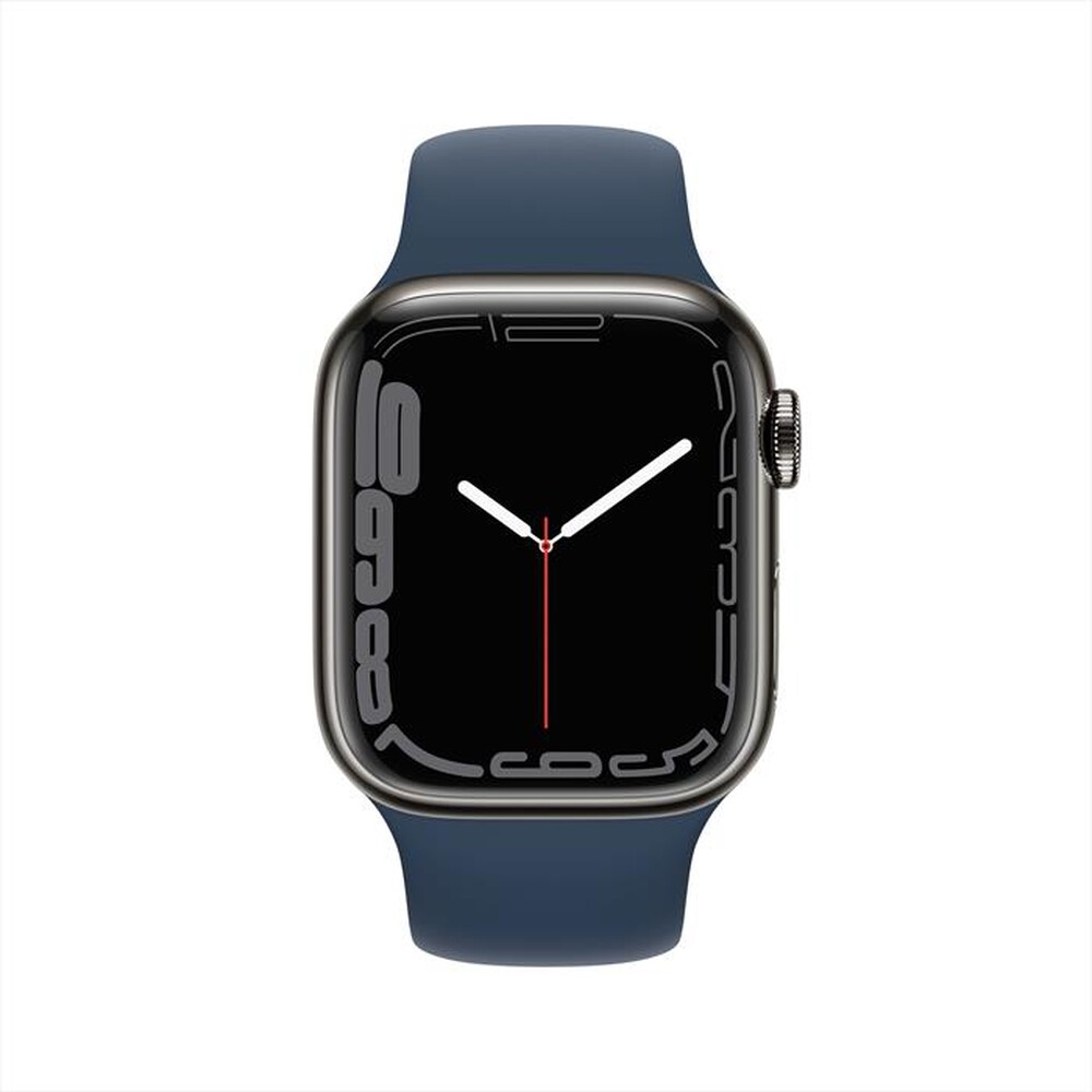 Immagine del prodotto APPLE - Watch Series 7 GPS+Cellular 41mm Acc Grafite-Cinturino Sport Azzurro