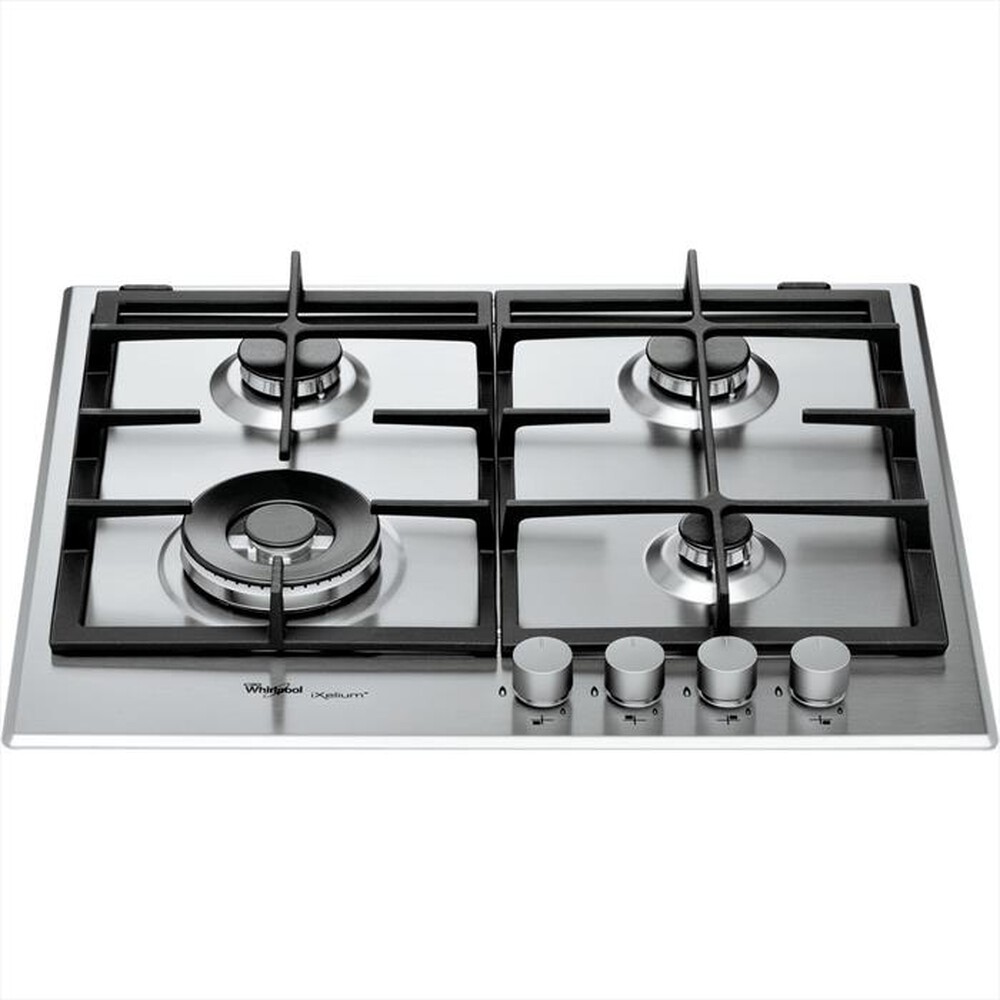"WHIRLPOOL - Piano cottura a gas IXELIUM GMR 6422/IXL 59cm-Stainless steel"