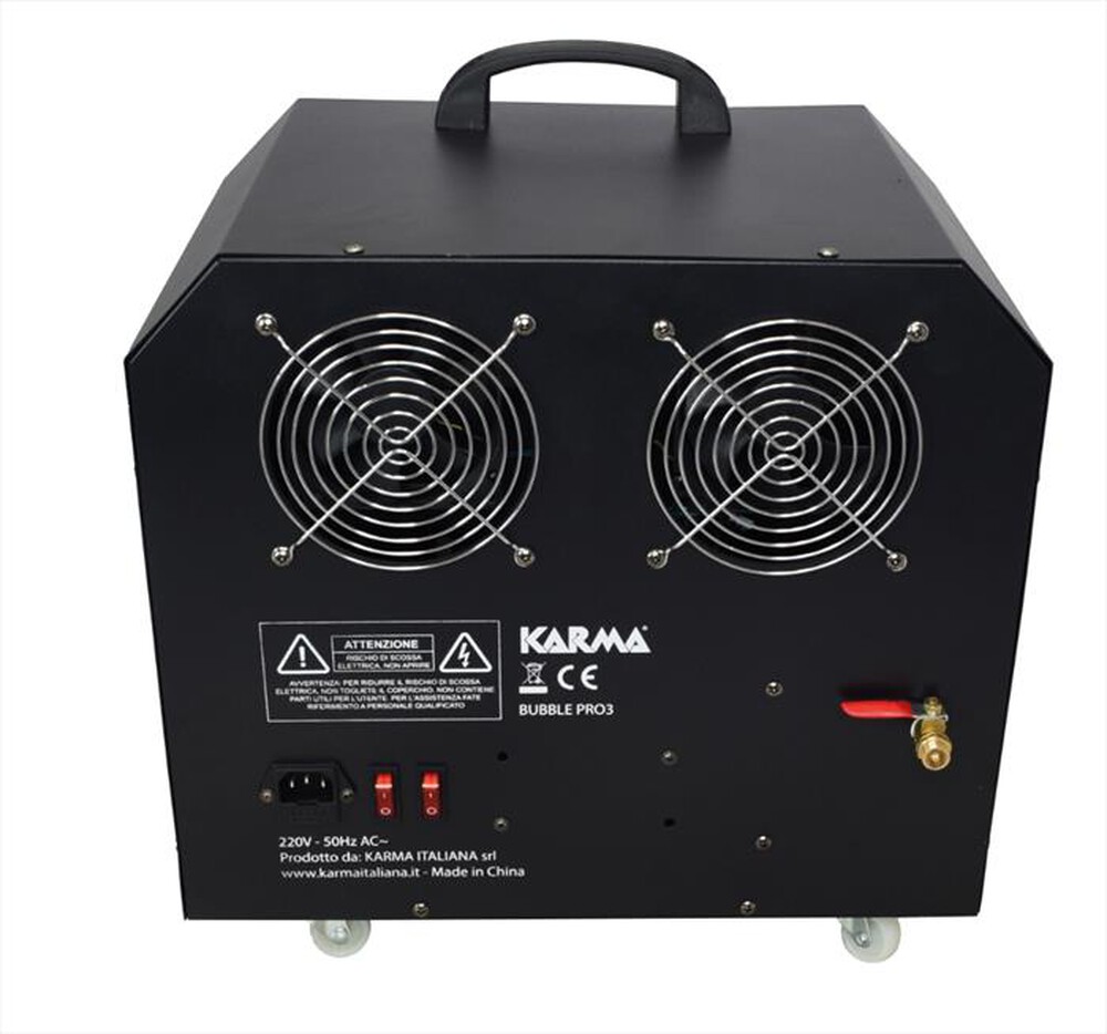 "KARMA - Macchina per bolle BUBBLE PRO3-Nera"