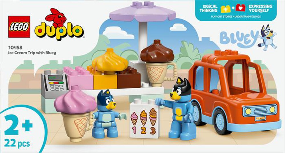 Immagine del prodotto LEGO - DUPLO BLUEY Visita alla gelateria di BLUEY 10458